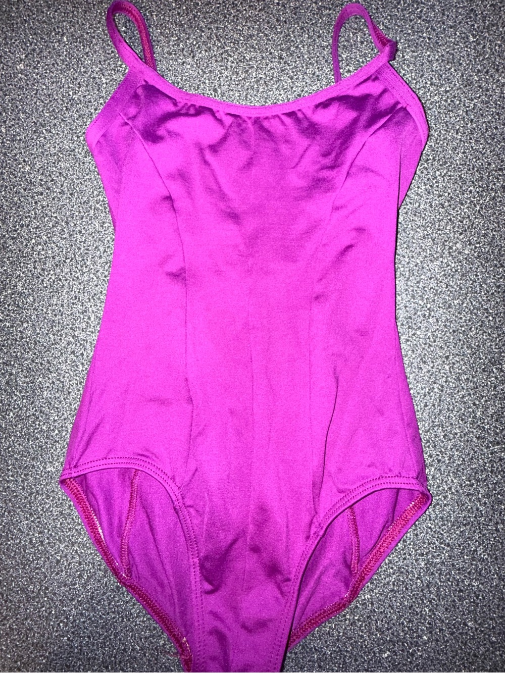 Motionwear Leotard Bright Fuchsia Tank One-Piece Size Adult Petite Small